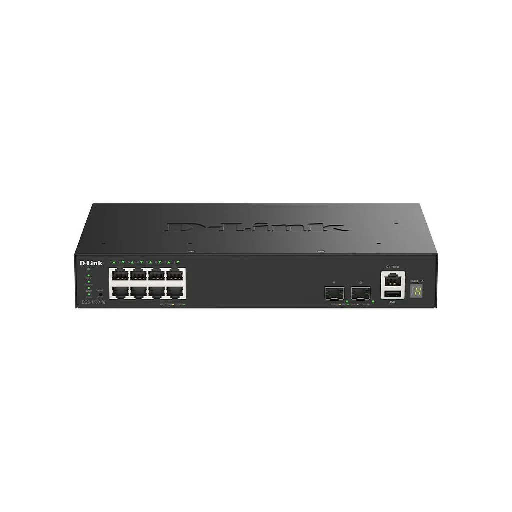 Комутатор мережевий D-Link DGS-1530-10