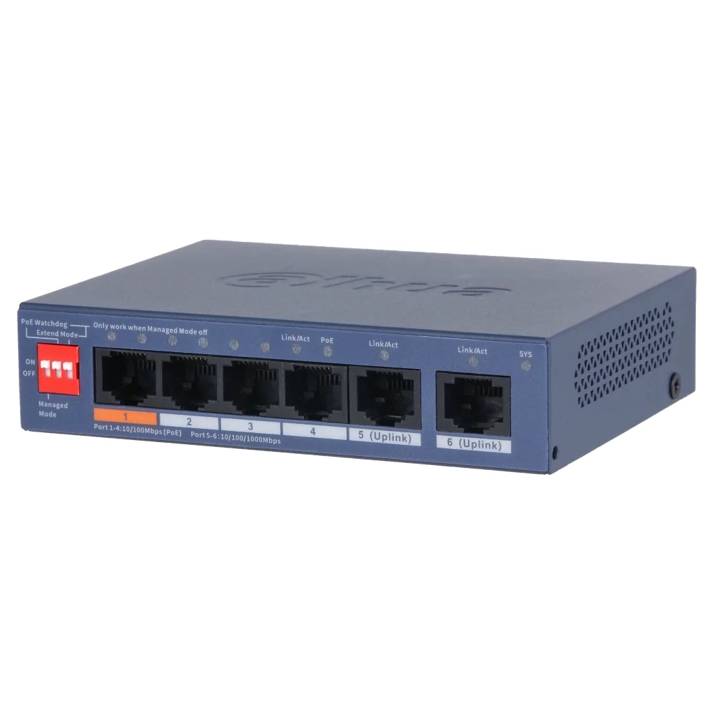 Комутатор мережевий Dahua DH-CS4006-4ET2GT-60