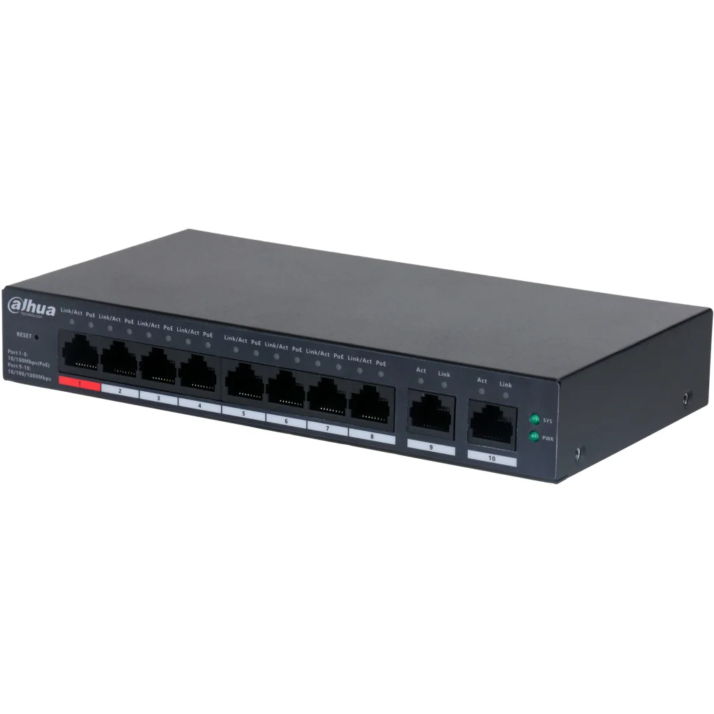 Комутатор мережевий Dahua DH-CS4010-8ET-110
