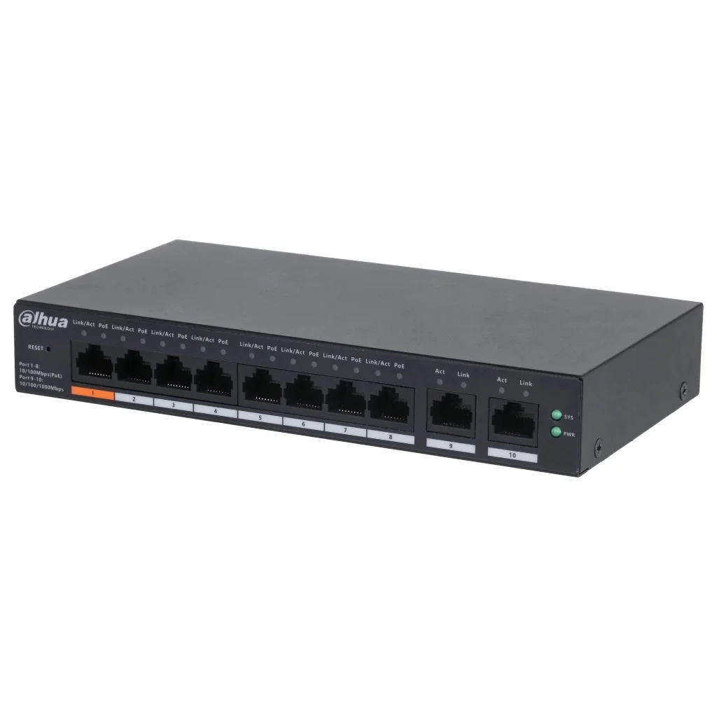 Комутатор мережевий Dahua DH-CS4010-8ET-60