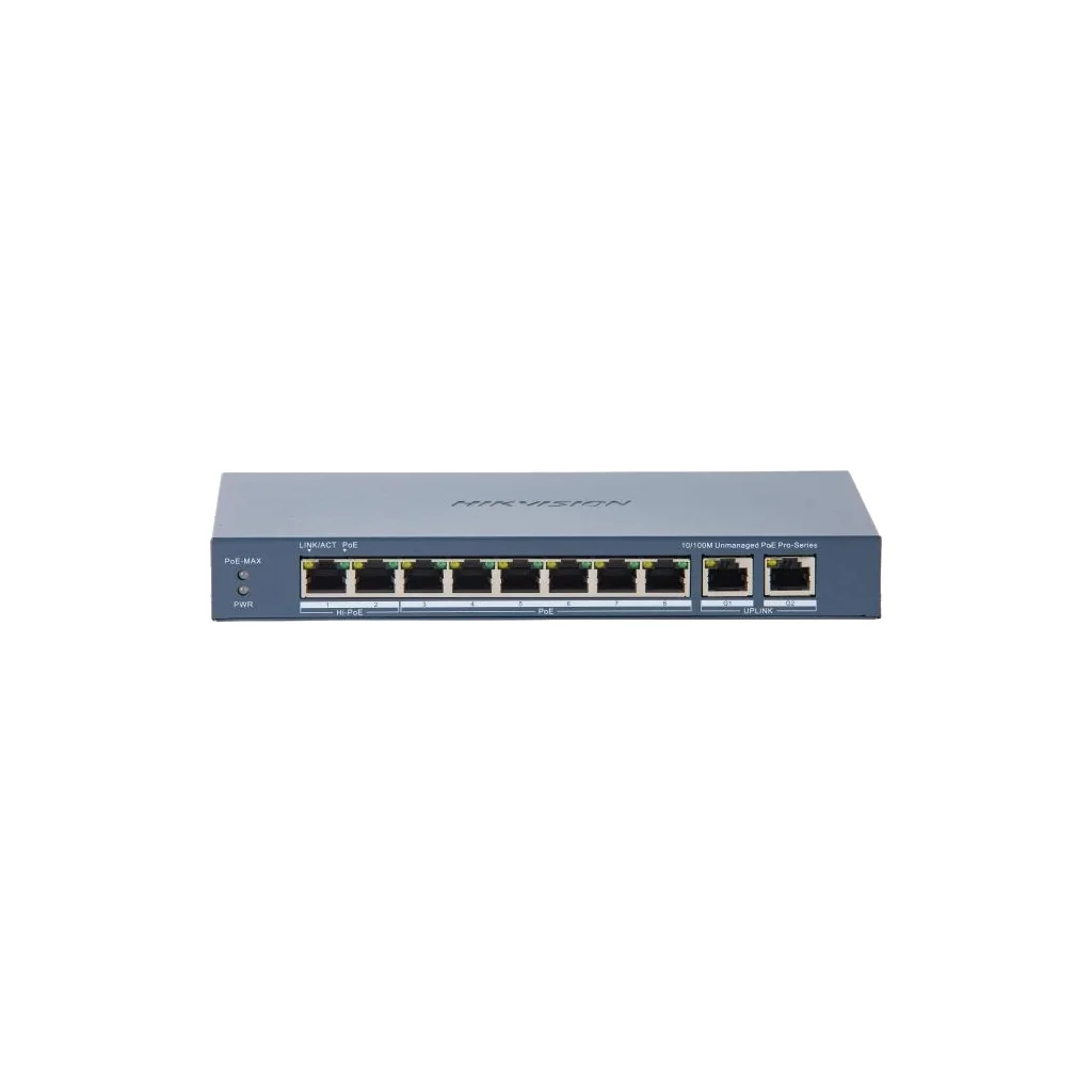 Комутатор мережевий Hikvision DS-3E0310HP-E(C)