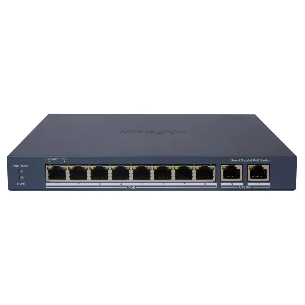 Комутатор мережевий Hikvision DS-3E1510P-EIV2