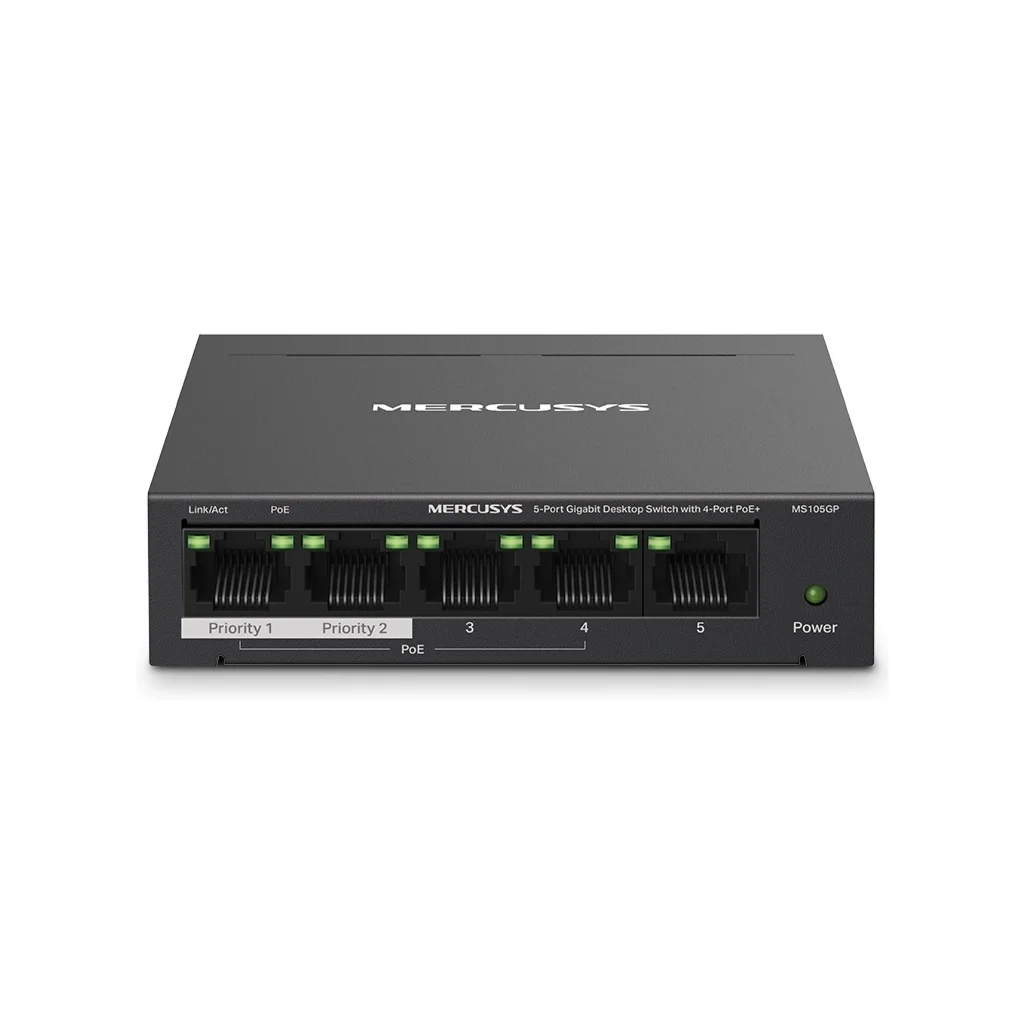 Комутатор мережевий Mercusys MS105GP