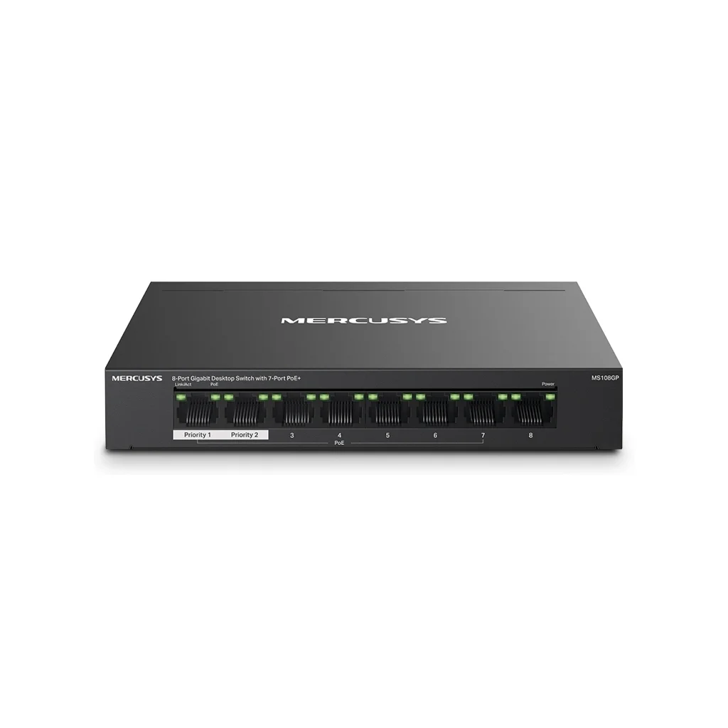 Комутатор мережевий Mercusys MS108GP