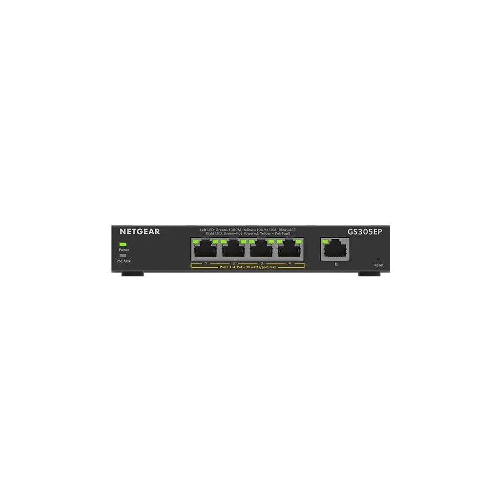 Комутатор мережевий Netgear GS305EP-100PES