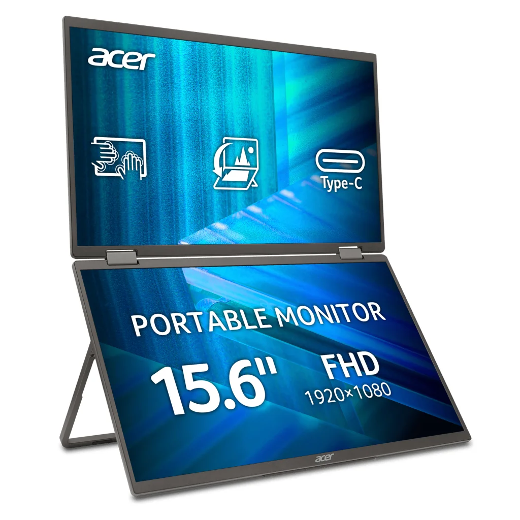 Монітор Acer Dual Portable PD163QTbmiuux (UM.ZP3EE.011)