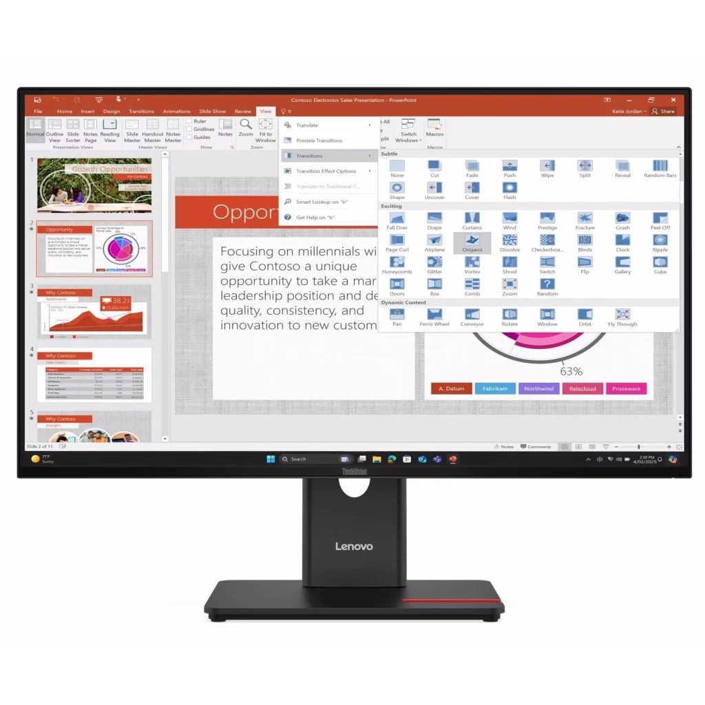 Монітор Lenovo T27-40 (64A5MAT6UA)