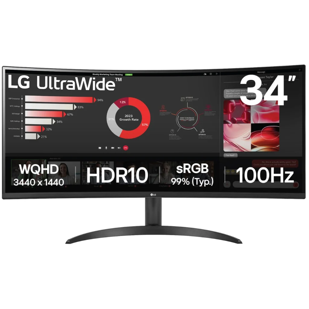Монітор LG 34WR50QK-B