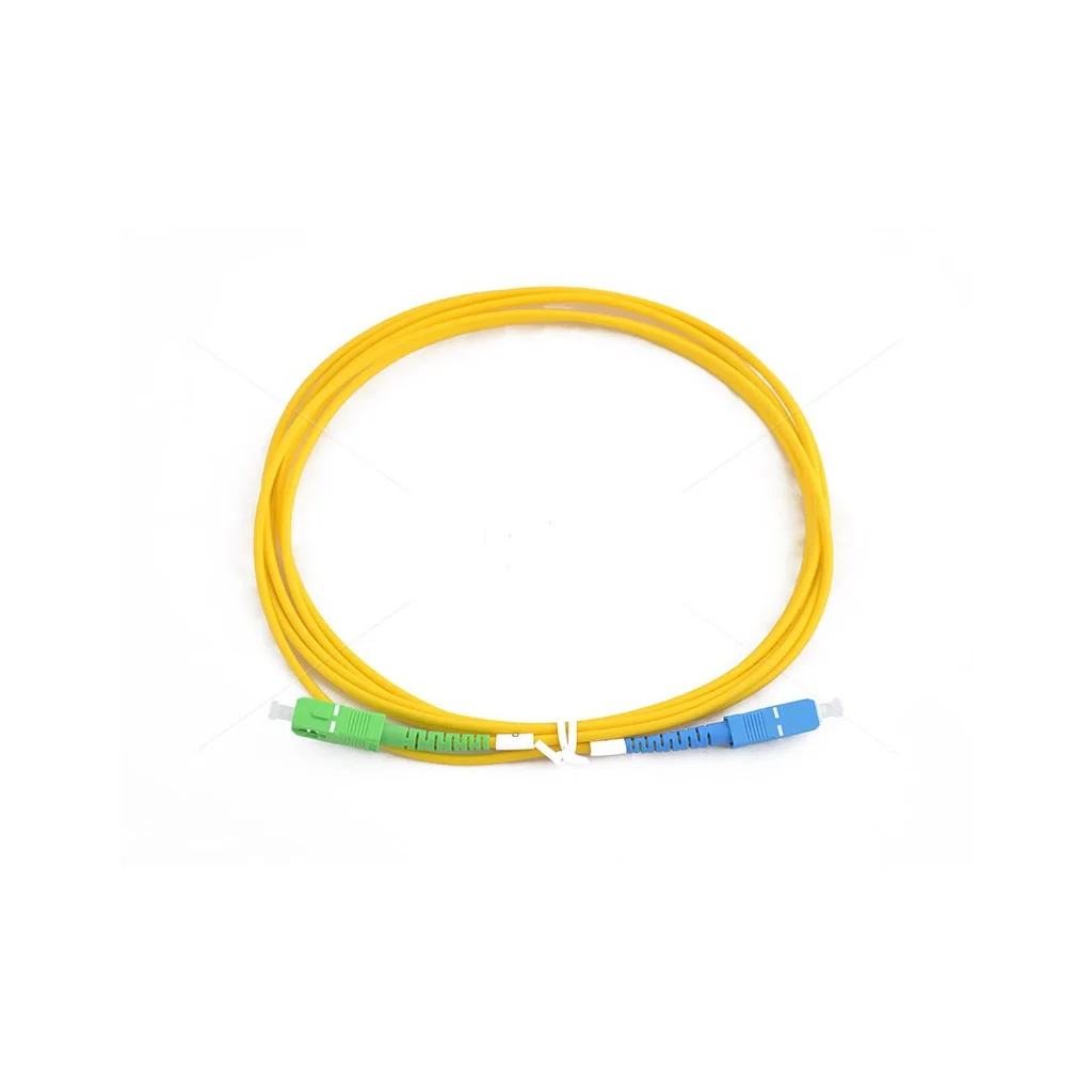 Оптичний патчкорд Cor-X SC/UPC-SC/APC SingleMode Simplex 3м (OFPC-SC/UPC-SC/APC-3)