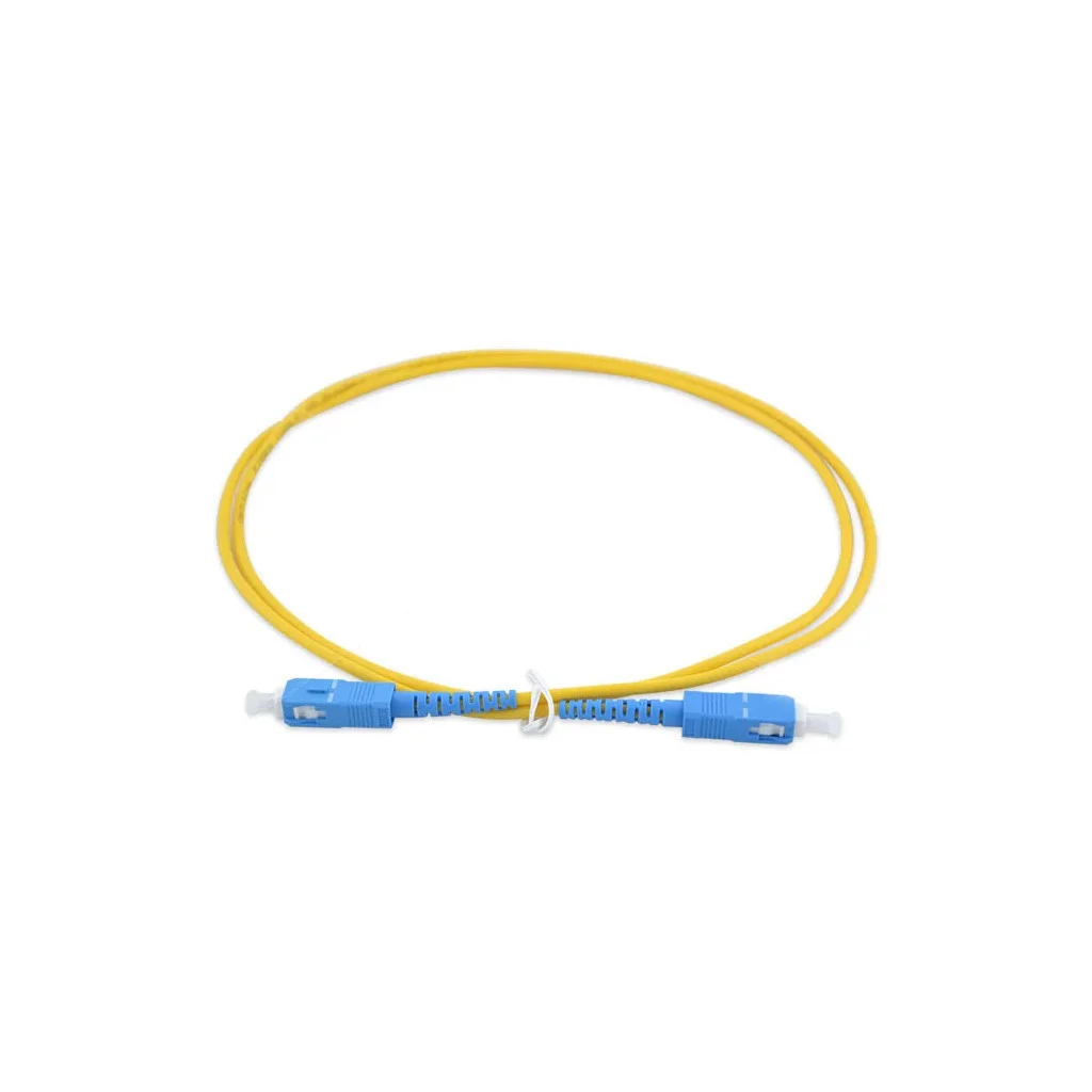 Оптичний патчкорд Eserver SC/UPC-SC/UPC SingleMode Simplex 5м (ES-SC-SC/UPC-5-SM-S)
