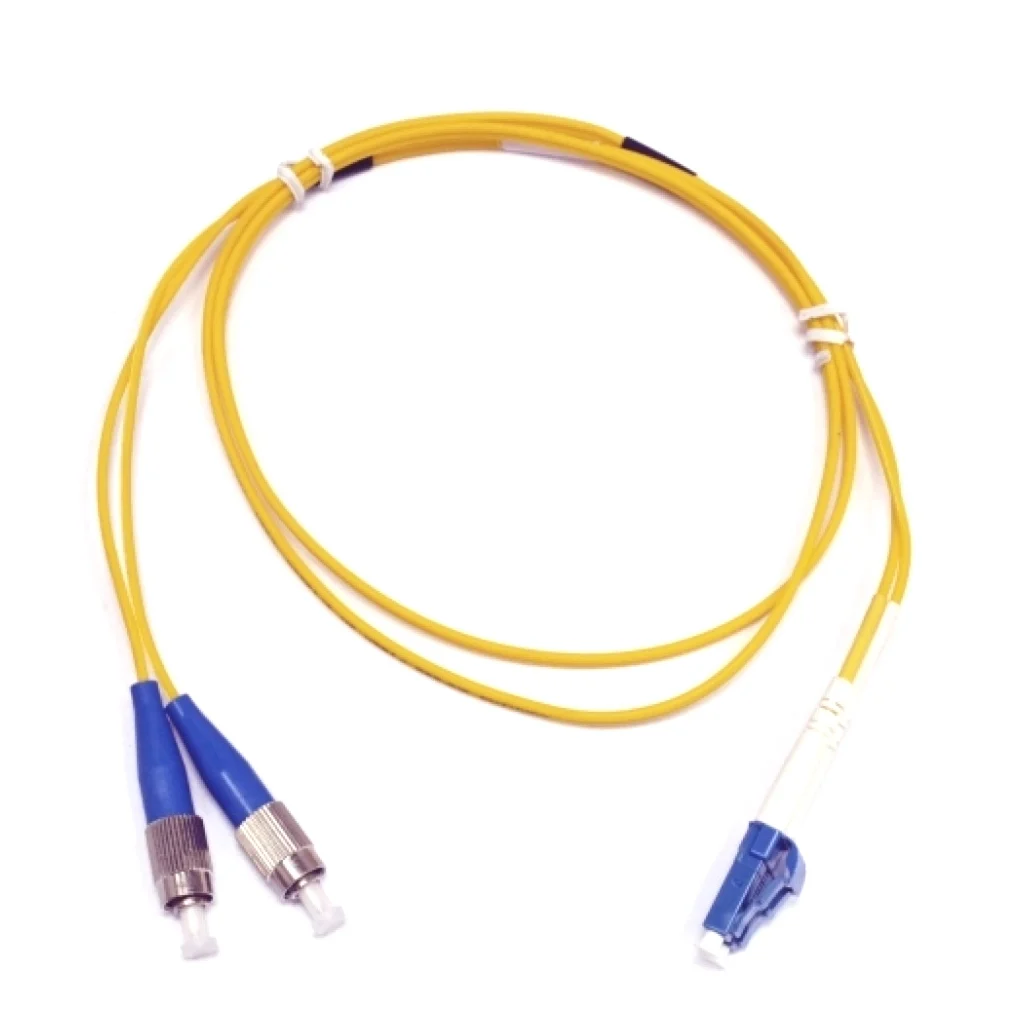 Оптичний патчкорд FC/UPC-LC/UPC Singlemode Duplex 45м Sofetek (UPC-45FCLC(SM)D(FW))