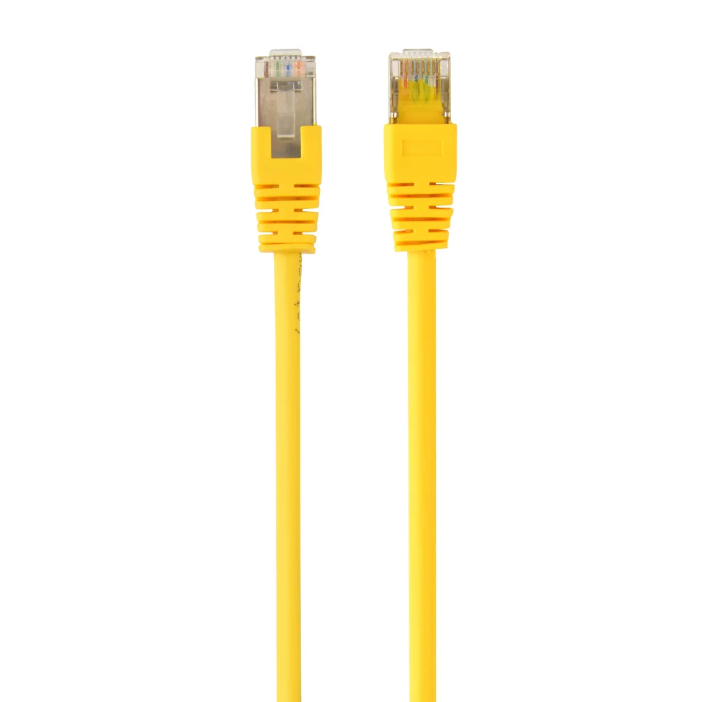 Патч-корд 0.5м FTP cat 5е CCA yellow Cablexpert (PP22-0.5M/Y)