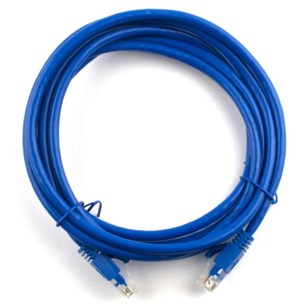 Патч-корд 10м, UTP, Cat.6, RJ45, CU, blue Ritar (PCR-CU6/10Be / 01575)