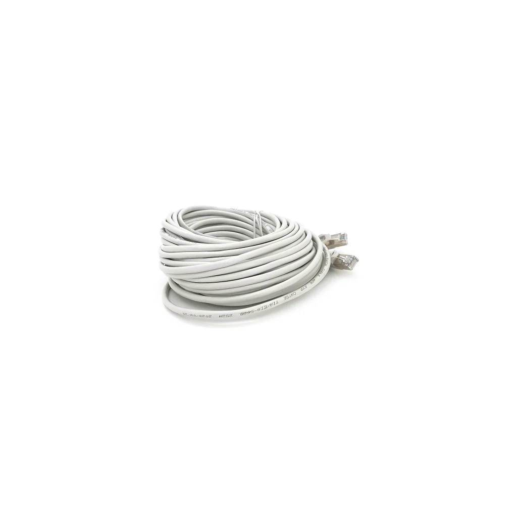 Патч-корд 15м FTP cat.5e, CU, RJ45, grey Merlion (PCM-CU-5E/15G)
