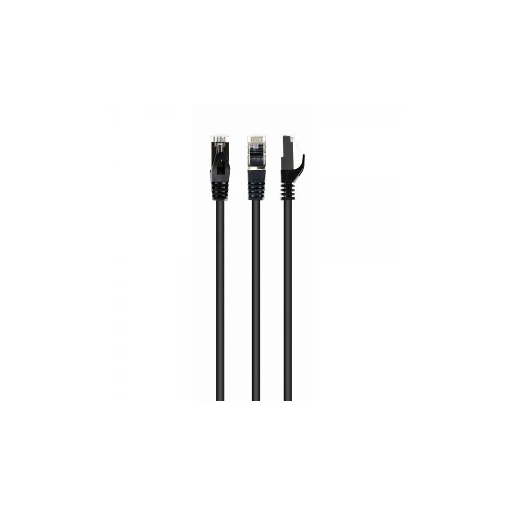 Патч-корд 15м S/FTP Cat 6A CU LSZH black Cablexpert (PP6A-LSZHCU-BK-15M)
