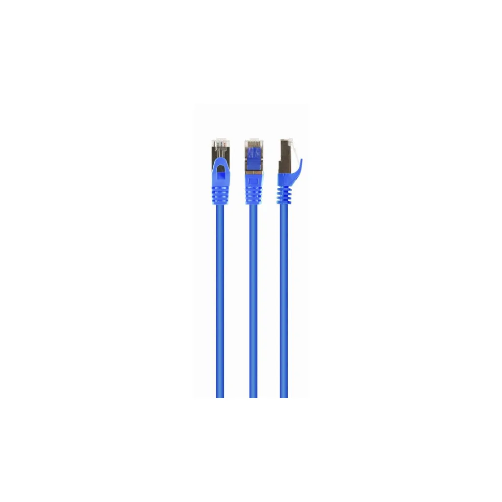 Патч-корд 15м S/FTP Cat 6A CU LSZH blue Cablexpert (PP6A-LSZHCU-B-15M)