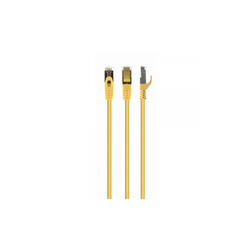 Патч-корд 15м S/FTP Cat 6A CU LSZH yellow Cablexpert (PP6A-LSZHCU-Y-15M)