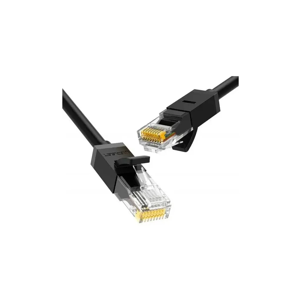 Патч-корд 1.5м, U/UTP Cat 6 CCA Lan Cable NW102 Black Ugreen (60545)