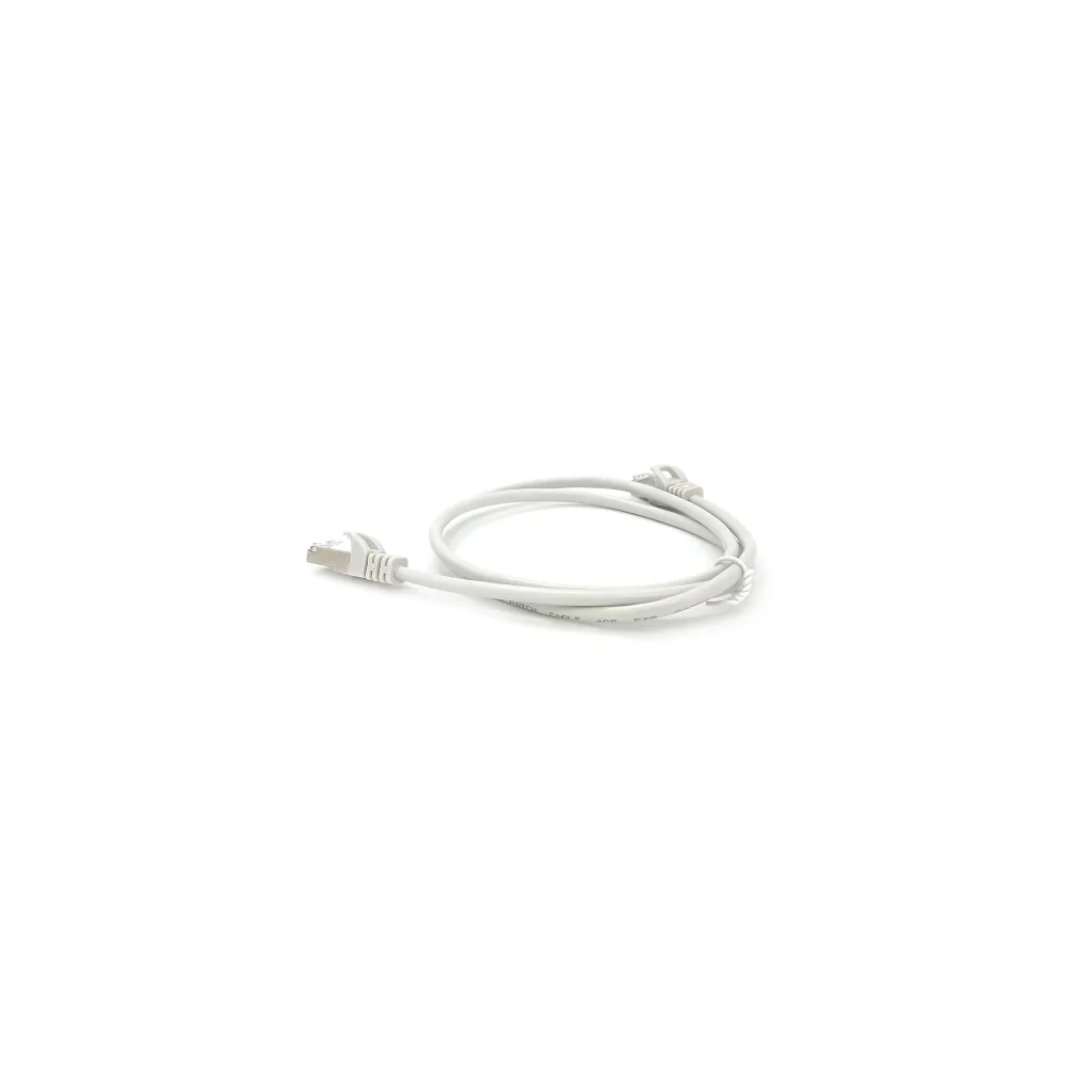 Патч-корд 1м FTP cat.5e, CU, RJ45, grey Merlion (PCM-CU-5E/1G)