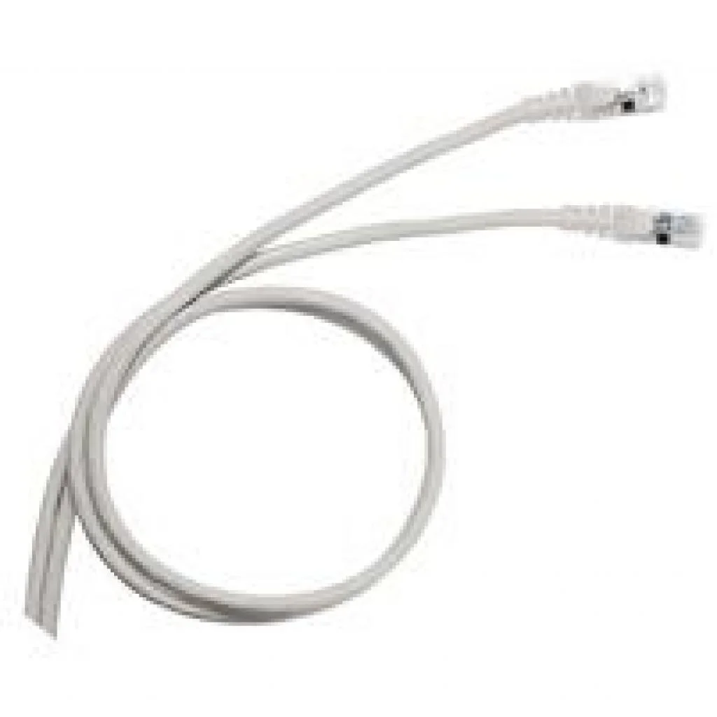 Патч-корд 3.0м, U/UTP, RJ45, cat.5e, ПВХ, grey, LCS2 Legrand (051638)