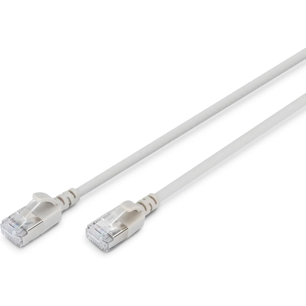 Патч-корд 3м, FTP, cat.6A, Sliim, AWG 32/7, Cu, LSZH, grey Digitus (DK-1632-A-030S)