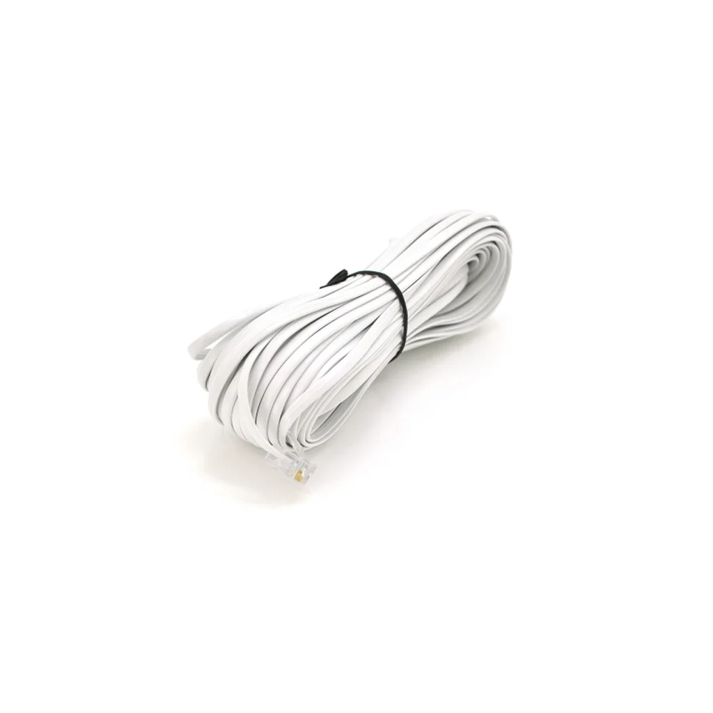 Патч-корд телефонний 20м RJ11 (6P4C) Voltronic (PC-20,0W)