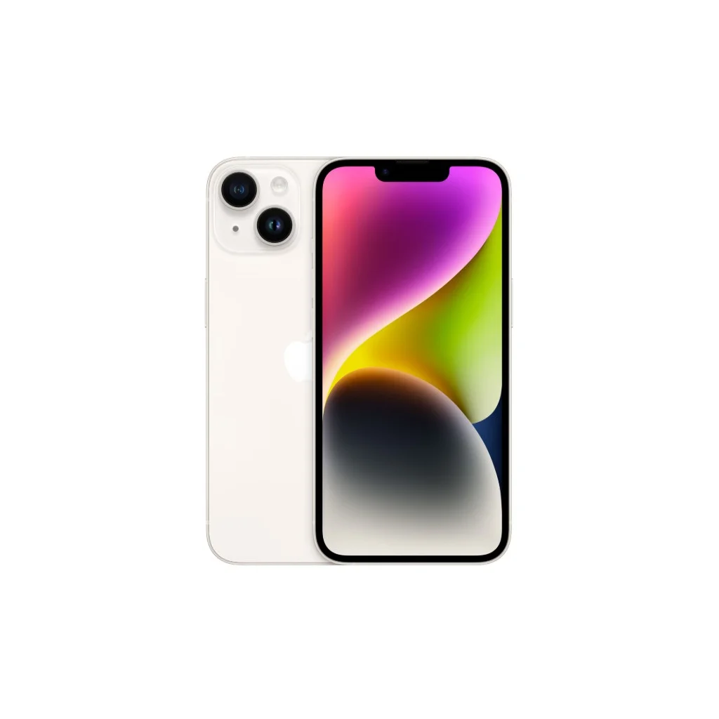 Мобільний телефон Apple iPhone 14 128Gb (Grade B) Starlight USED (iP14__12Sta_B)