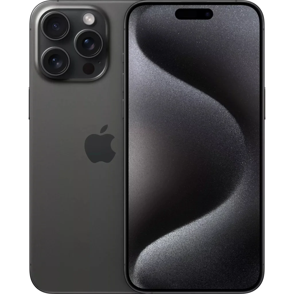 Мобільний телефон Apple iPhone 15 Pro Max 256Gb eSim (Grade A) Black Titanium USED (iP15PM2eBkT_A)