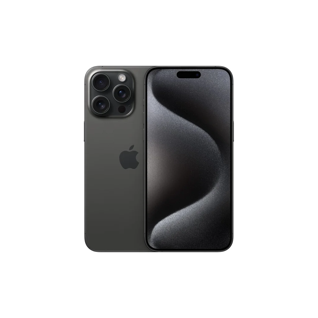 Мобільний телефон Apple iPhone 15 Pro Max 512Gb Black Titanium (REF A+) BREEZY (2QMU7C3)