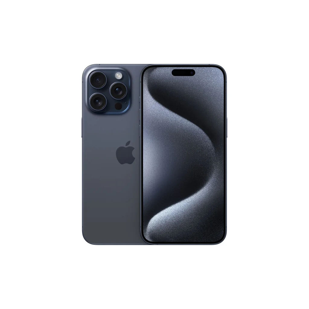 Мобільний телефон Apple iPhone 15 Pro Max 512Gb Blue Titanium eSim (REF A) BREEZY (2AMU6E3)