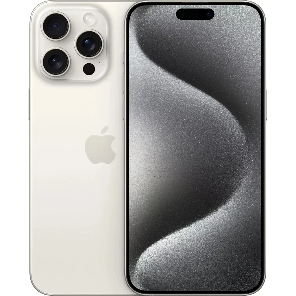 Мобільний телефон Apple iPhone 15 Pro Max 512Gb (Grade A) White Titanium USED (iP15PM51WhT_A)