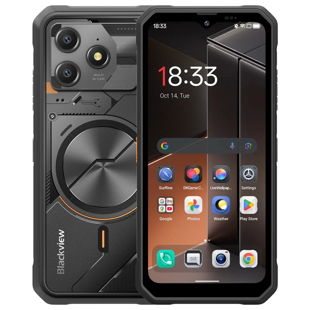 Мобільний телефон Blackview FORT 100 8/128GB Black (6931548325185)