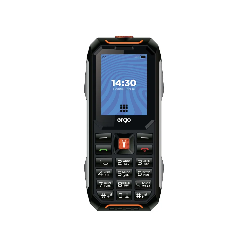 Мобільний телефон Ergo E182 Black Orange