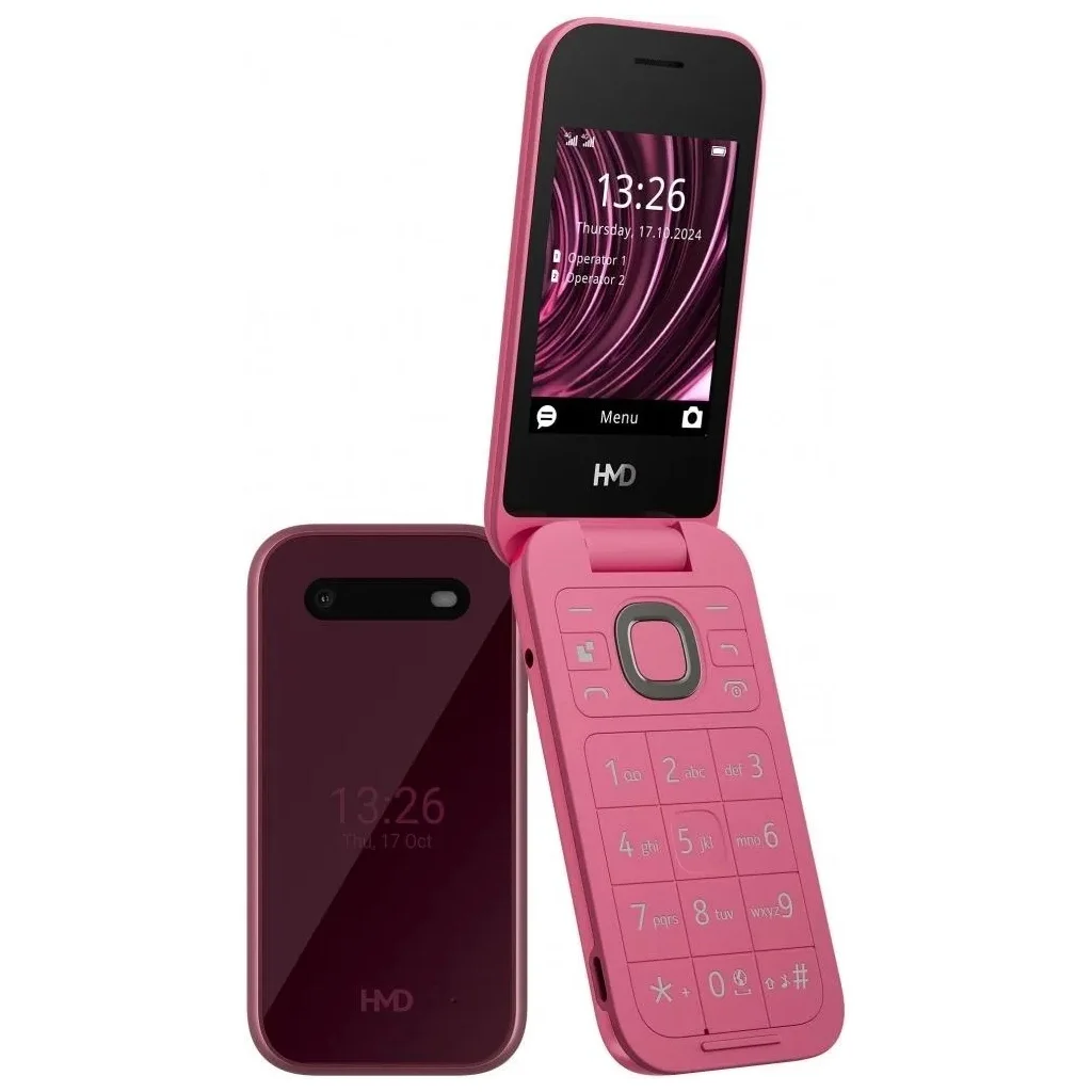 Мобільний телефон HMD 2660 4G Flip DS Red