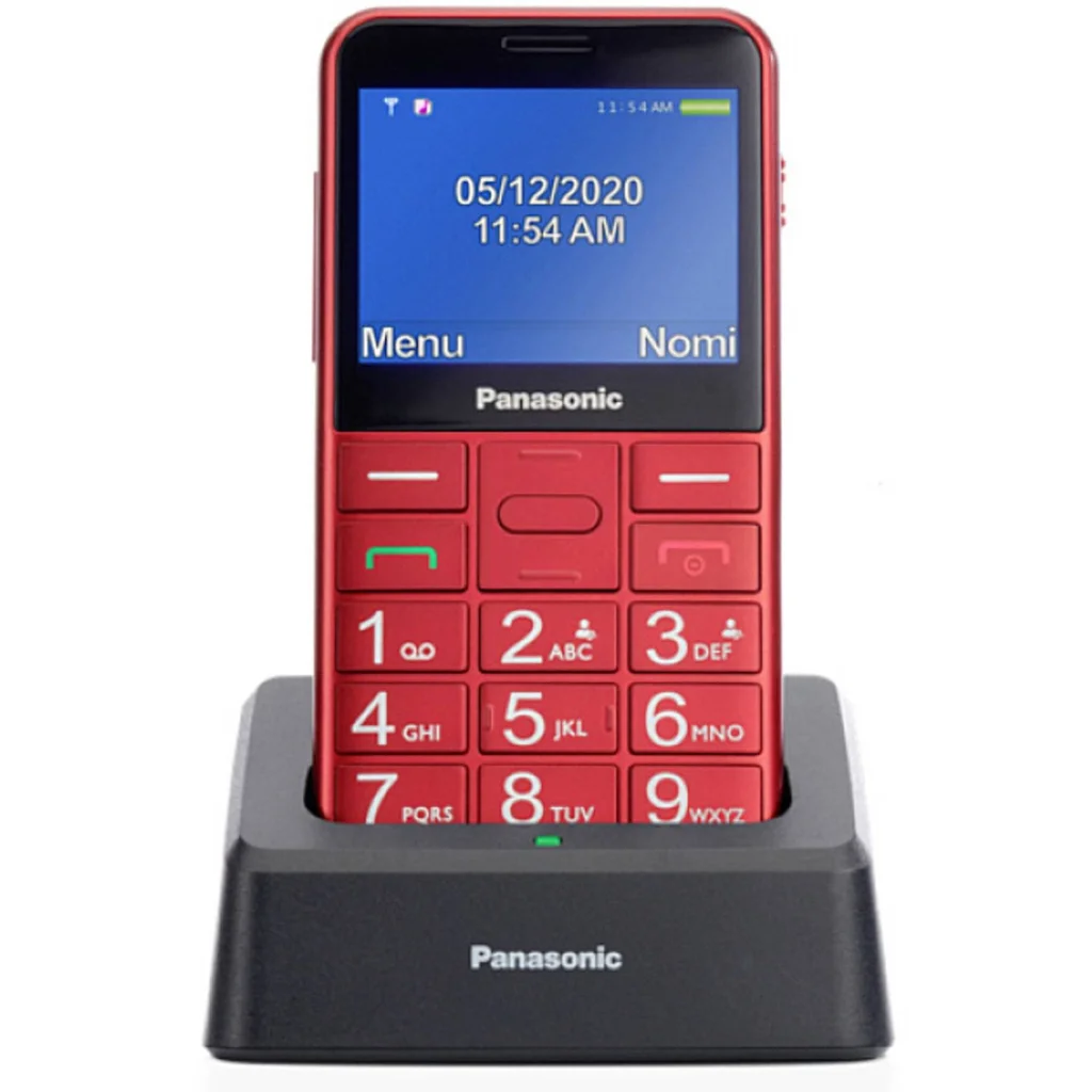 Мобільний телефон Panasonic KX-TU155 Red (KX-TU155EXRN)