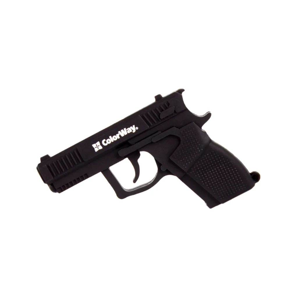 USB флеш накопичувач ColorWay Pistol 32 GB 3.0 Black (CW-USBPL32)