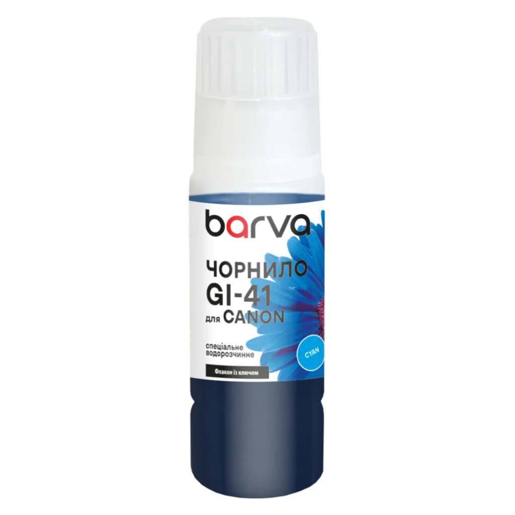Чорнило Barva Canon GI-41 70 мл, OneKey, special cyan (CGI41-806e)