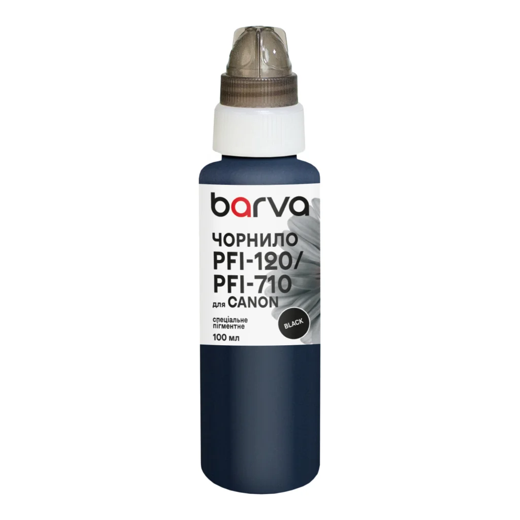 Чорнило Barva Canon PFI-120/PFI-710 100 мл, special, pigmented black (C120-894e)