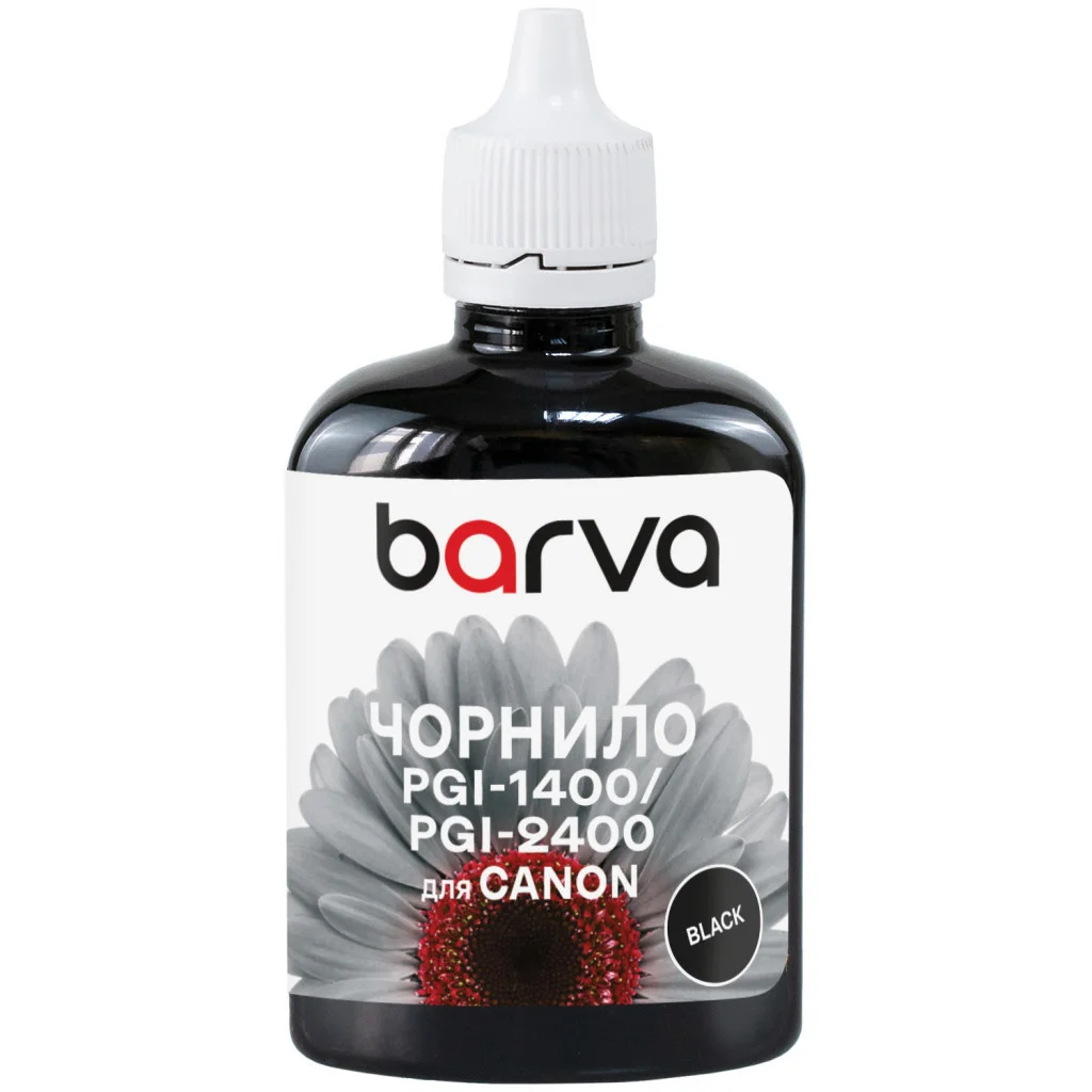 Чорнило Barva Canon PGI-1400/PGI-2400 100 мл, BK Pigm. (C1400-924)