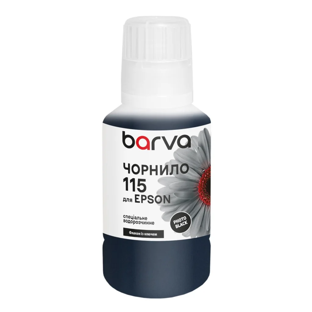 Чорнило Barva Epson 115 140 мл, special photo black OneKey (E115-872e)