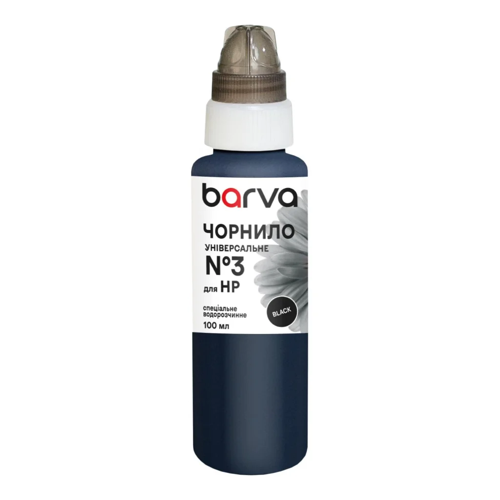 Чорнило Barva HP 3 100 мл, universal, black (HU3-364e)