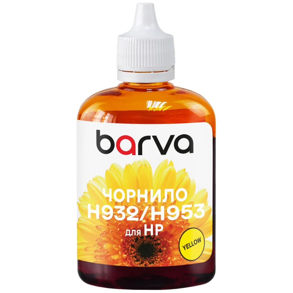 Чорнило Barva HP 933/951/953 100ml, yellow , pigment (H933-803)