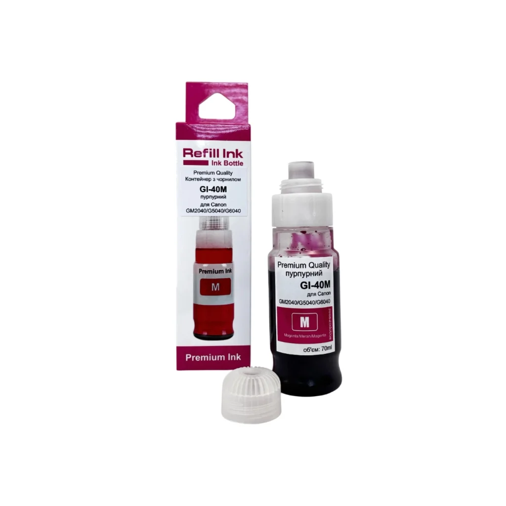 Чорнило Premium Quality Canon GI-40M 70ml Magenta (70264917)