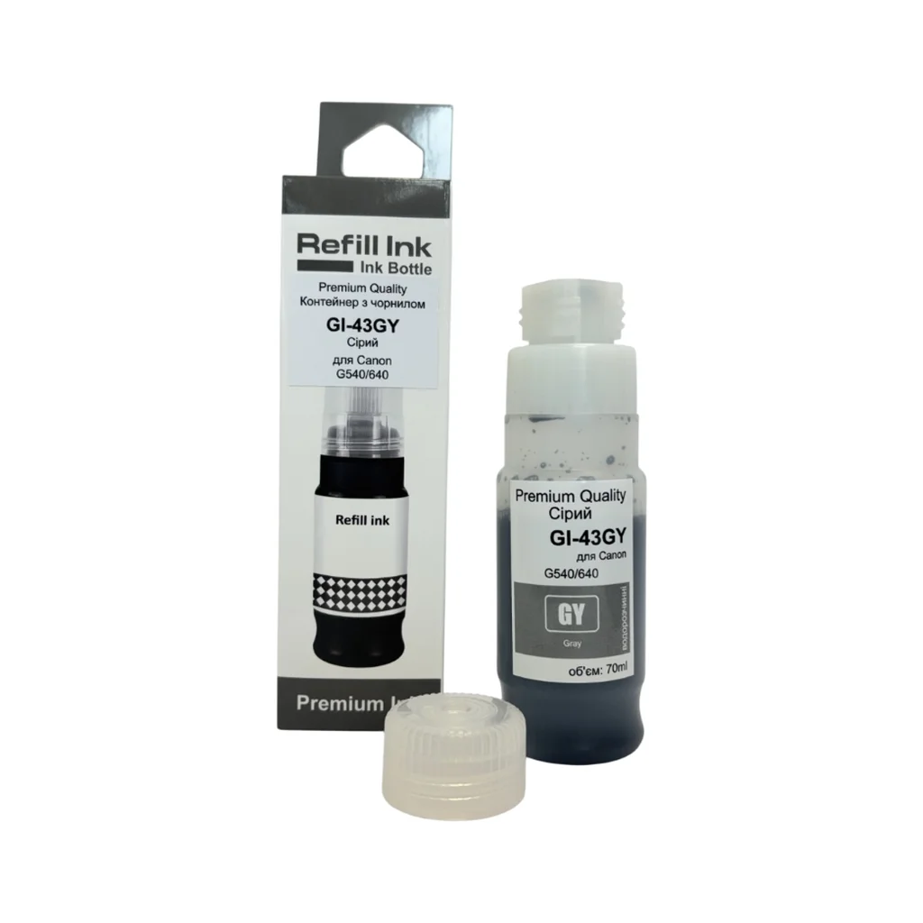 Чорнило Premium Quality Canon GI-43 70мл Grey 4707C001 (70264929)