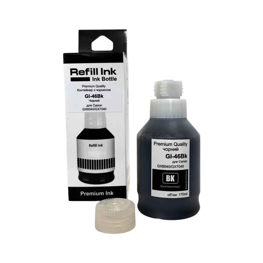 Чорнило Premium Quality Canon GI-46 170мл Black SmartFill (70264936)