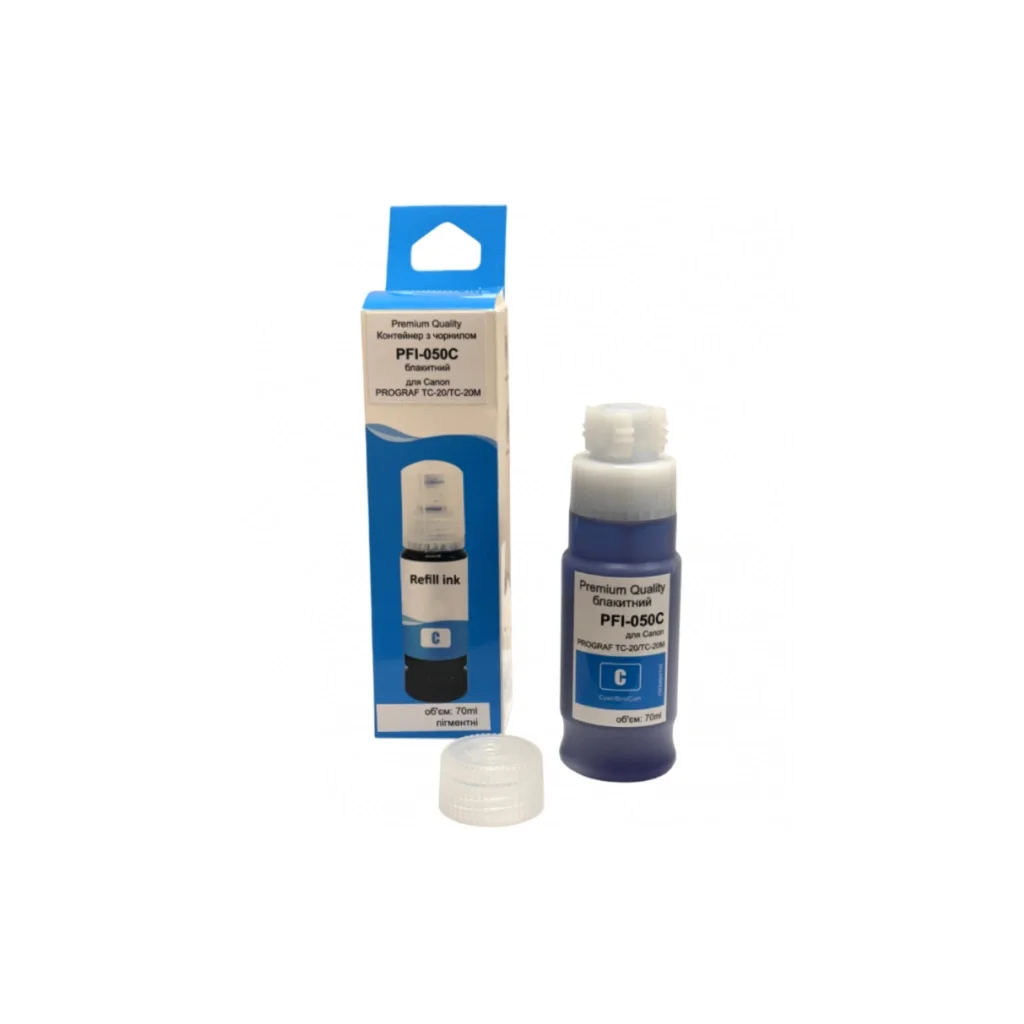 Чорнило Premium Quality Canon PFI-050C 70 ml, pigment, imagePROGRAF TC-20/TC-20M (70265165)