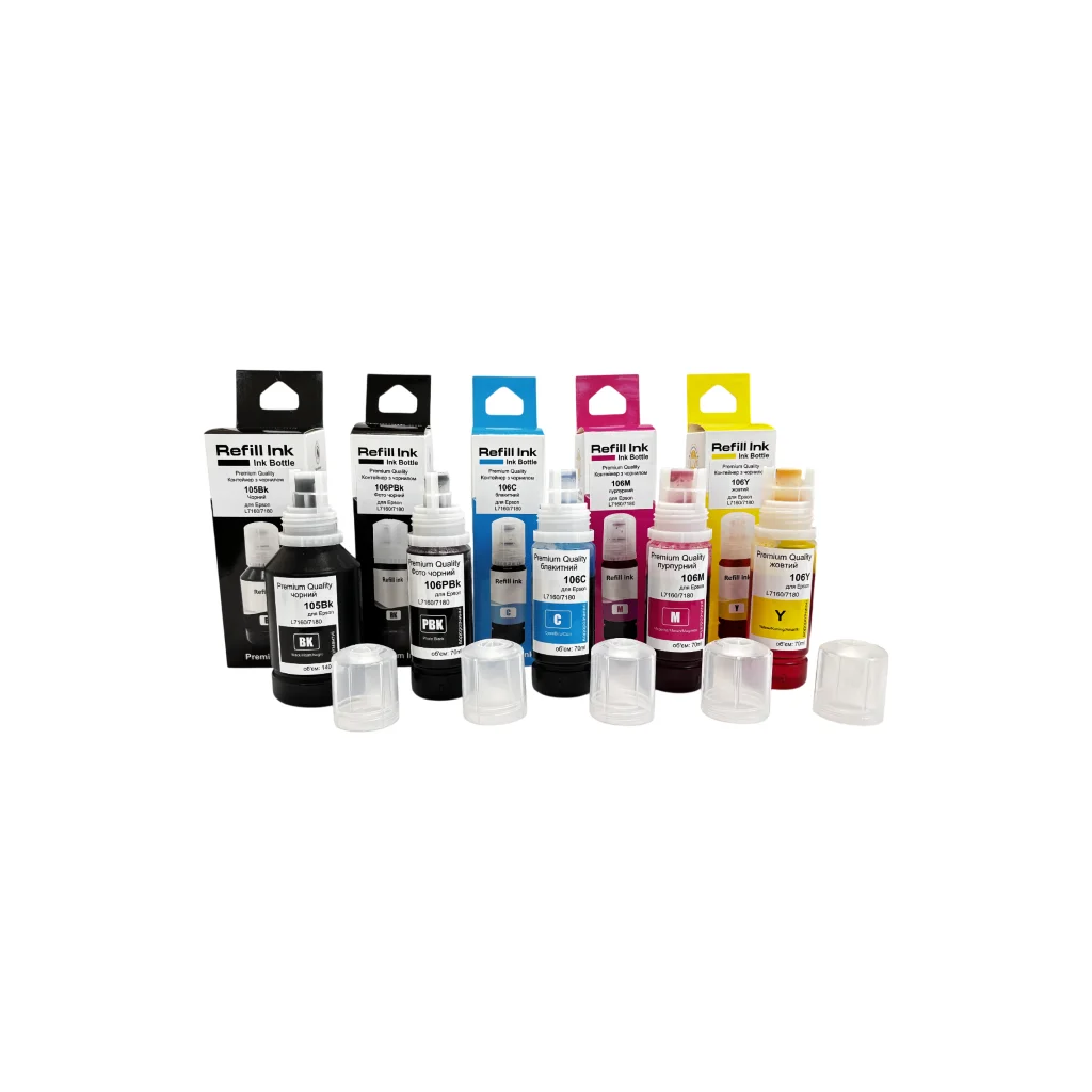 Чорнило Premium Quality Epson 105/106 SET B140ml, C/M/Y 70ml (70264950)