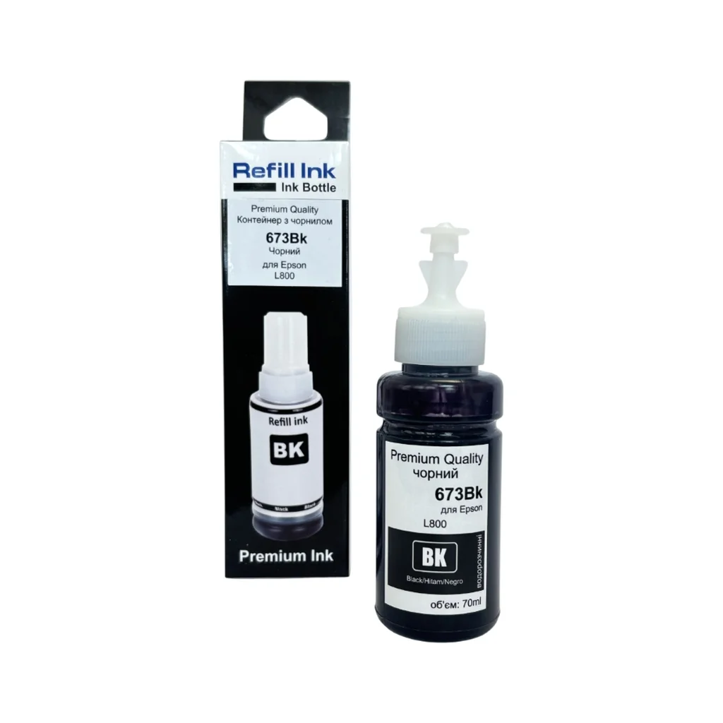 Чорнило Premium Quality Epson 673 70мл Black (70264895)