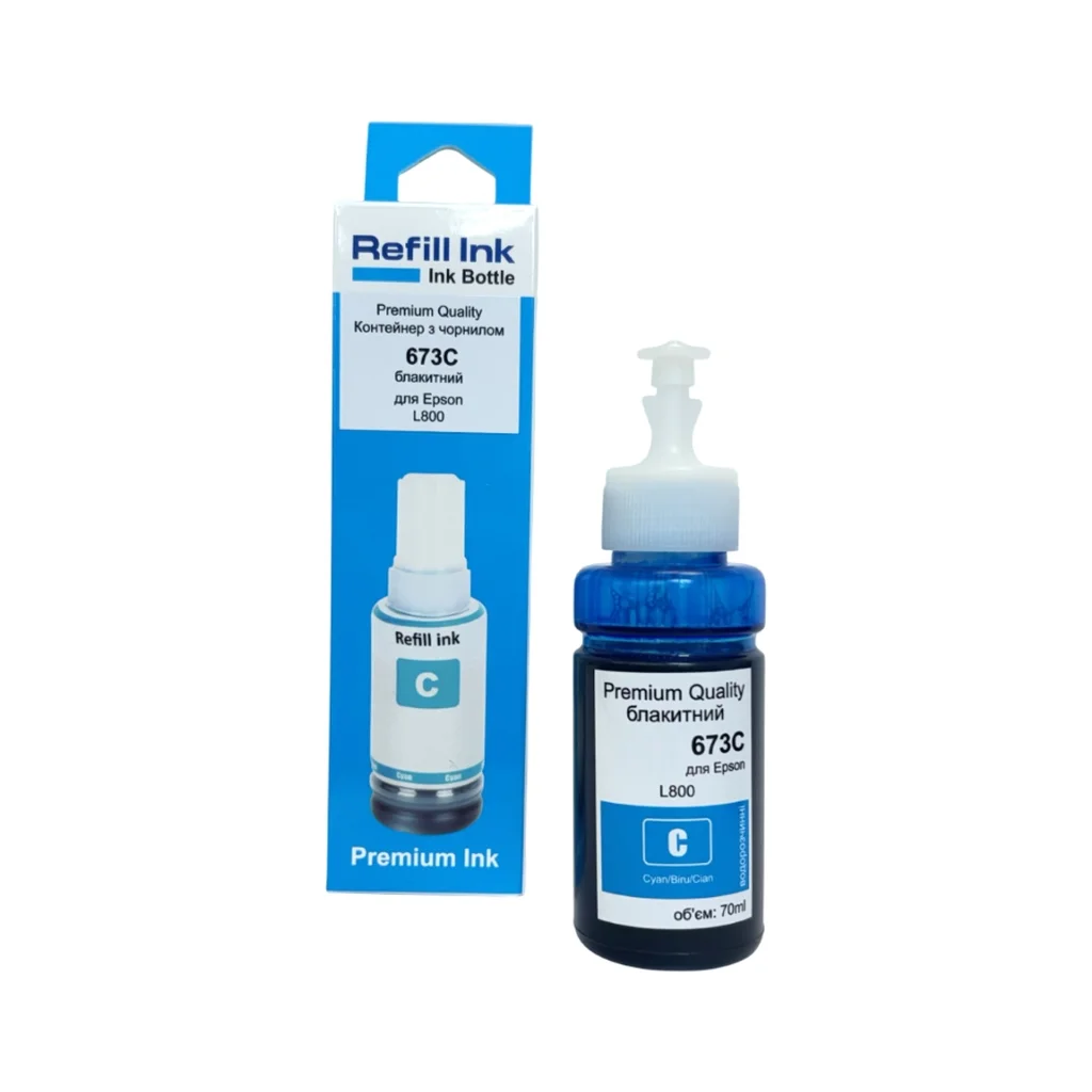 Чорнило Premium Quality Epson 673 70мл Cyan (70264896)