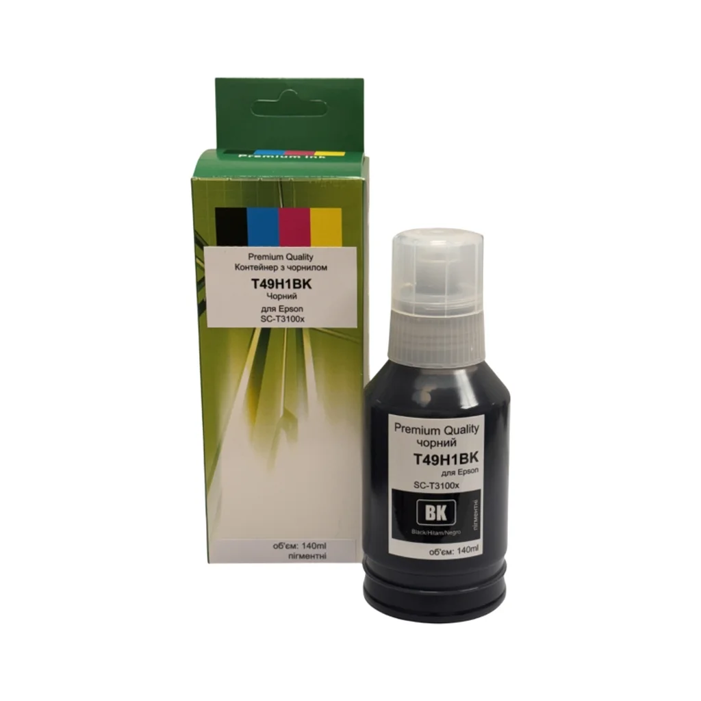 Чорнило Premium Quality Epson T49H1BK SC-T3100x/T3170x 140 ml Black pigm (70265151)